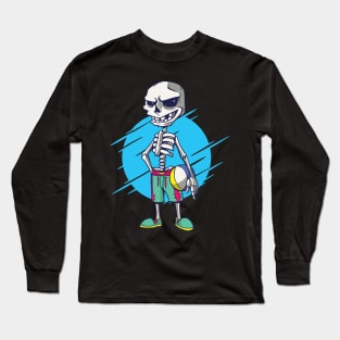 Skeleton | Beach Volleyball Long Sleeve T-Shirt